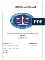 Project Labour Law I Sem 5