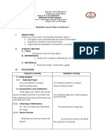 Detailed Lesson Plan in Science 7: Division of Batangas