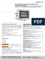 Series ISDP Intrinsically Safe Differential Pressure Transmitter