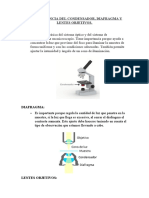 La Importancia Del Condensador, Diafragma y Lentes Objetivos - Maria Villaizan