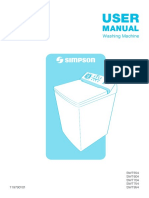 Manual: Washing Machine