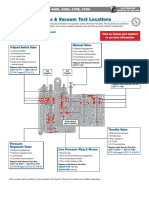 Critical Wear Areas & Vacuum Test Locations: Upper Valve Body - 46RE Shown