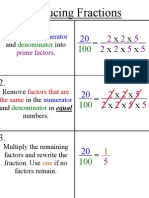 Reducing Fractions