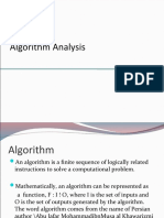 Algorithm Analysis - 1