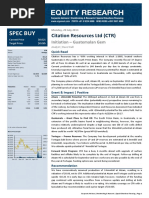 Spec Buy: Citation Resources LTD (CTR)