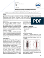 A Review of Solenoid Engine Types, Working Principle and Its Applications