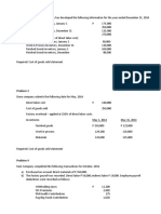 Cost Accounting Problems