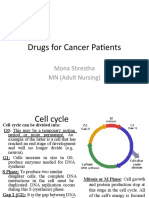 Drugs For Cancer Patients: Mona Shrestha MN (Adult Nursing)