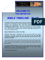 Bible Timeline - Plus: Welcome To The Definitive