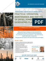 Practical Operation, Maintenance and Testing of Diesel Power Generating Plants