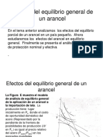 Equilibrio General Arancel y Protección Efectiva