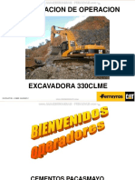 Curso Capacitacion Operacion Excavadora Hidraulica 330clme Caterpillar Ferreyros