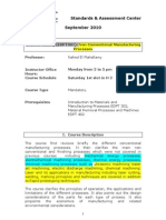 September 2010 Course - Outline EDPT - 901