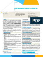 PRBGE3AD-Parcours Type Methodes Informatiques Appliquees A La Gestion Des Entreprises MIAGE