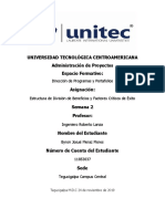 Estructura de División de Beneficios y Factores Críticos de Éxito