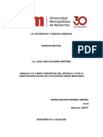 Articulo 115 y Mapa Conceptual Del Articulo 116 de La Constitución Política de Los Estados Unidos Mexicanos