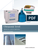 Ultrasonic Level: Solutions For A World of Applications