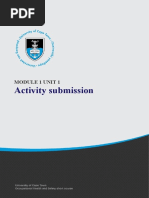 UCT OHS M1 U1 - Activity Submission