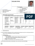 CURRICULUM VITAE Word PDF