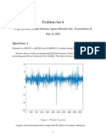 Problem Set 4: Sergi Quintana, Joseph Emmens, Ignasi Merediz Sol'a - Econometrics II May 16, 2020