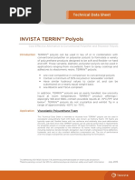 TERRIN Polyols - Viscoelastic Foams