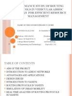 Performance Study of Routing Protocols in Vehicular Adhoc Networks For Efficient Resource Management