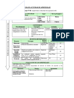 Sesion de Aprendizaje N°8 GAW PDF