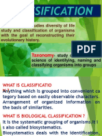 Classification: Systematics