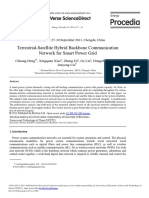 Terrestrial-Satellite Hybrid Backbone Communication Network For Smart Power Grid