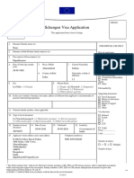 Schengen Visa Application: (-) Single (X) Married (-) Separated (-) Divorced (-) Widow (Er) (-) Other (Please Specify)