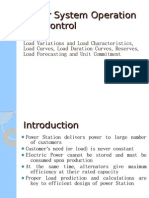 Power System Operation and Control