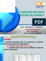 ASME VIII Div. 1 - 6 Pressure Testing