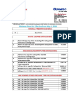 Minimax Price List Effective From May 1, 2016: "Fire Solutions"