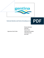 Thesis National Identity and Nation Branding of Argentina - Florine Arkenbout PDF