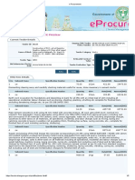 Bill of Quantity Items Print Preview: Current Tender Details