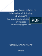 Overview of Issues Related To International Shipping: Capt Sarabjit Butalia MSC Fni Imoma 9 May 2020