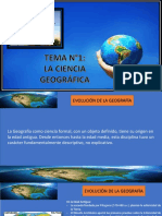 La Ciencia Geografica