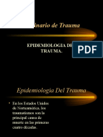 Epidemiología Del Trauma.