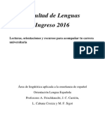 Introducción A La Lengua Española