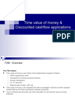 Time Value of Money & Discounted Cashflow Applications