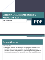 Brain Abscess and Sepsis