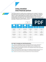 A Planning Checklist: Your Total Financial Picture