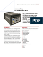 TRAX Accessory For Measuring Capacitance and Tan Delta/power Factor