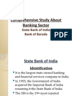 Comprehensive Study About Banking Sector: State Bank of India Bank of Baroda