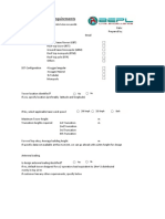 Tower Design Data Sheet