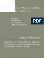 Lubrication System For An Ic Engine