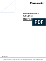 Panasonic GT Series Manual PDF