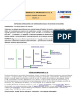 RESOLVEMOS PROBLEMAS DIVERSOS UTILIZANDO NÚMEROS RACIONALES Semana10 4to