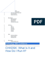 CHKDSK: What Is It and Howdoirunit?: Technology With Confidence