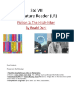 STD Viii Literature Reader (LR) : Fiction 1: The Hitch-Hiker by Roald Dahl